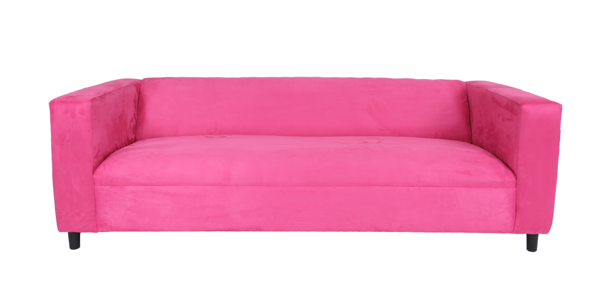 Canal Sofa Pink Suede