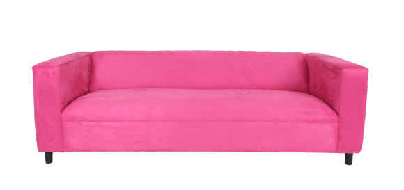Canal Sofa Pink Suede