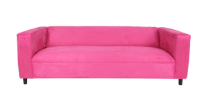 Canal Sofa Pink Suede